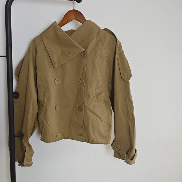 Acne Studios Beige Double-Breasted Jacket by Acne Studios - Picture 3 of 10